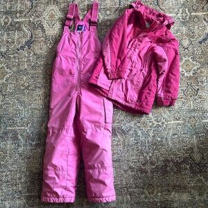 Girls Snow Bibs and Coat